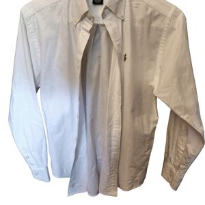 White LS Ralph Lauren